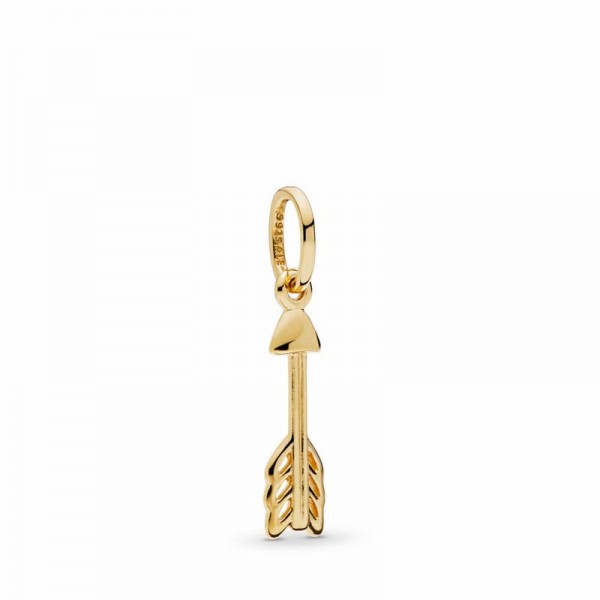 Pandora Jewelry Shine™ Arrow of Cupid Charm Sale,18ct Gold Plated