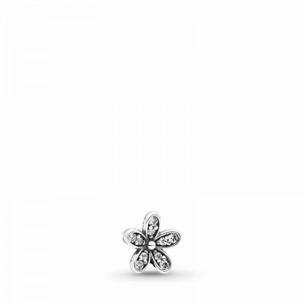 Pandora Jewelry Sparkling Daisy Petite Locket Charm Sale,Sterling Silver,Clear CZ