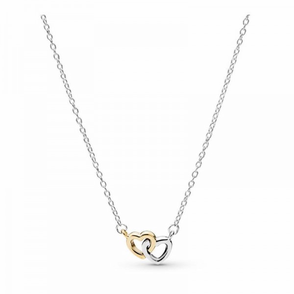 Pandora Jewelry United in Love Necklace Sale,Two Tone